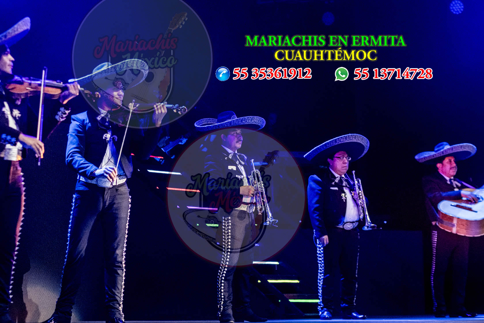 Mariachis en Benito Juárez 